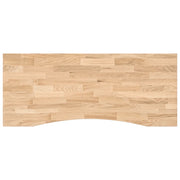 Piano Tavolo | Superficie Tavolo | Piano Scrivania 120x60x2,5 cm Rovere Massello Non Trattato