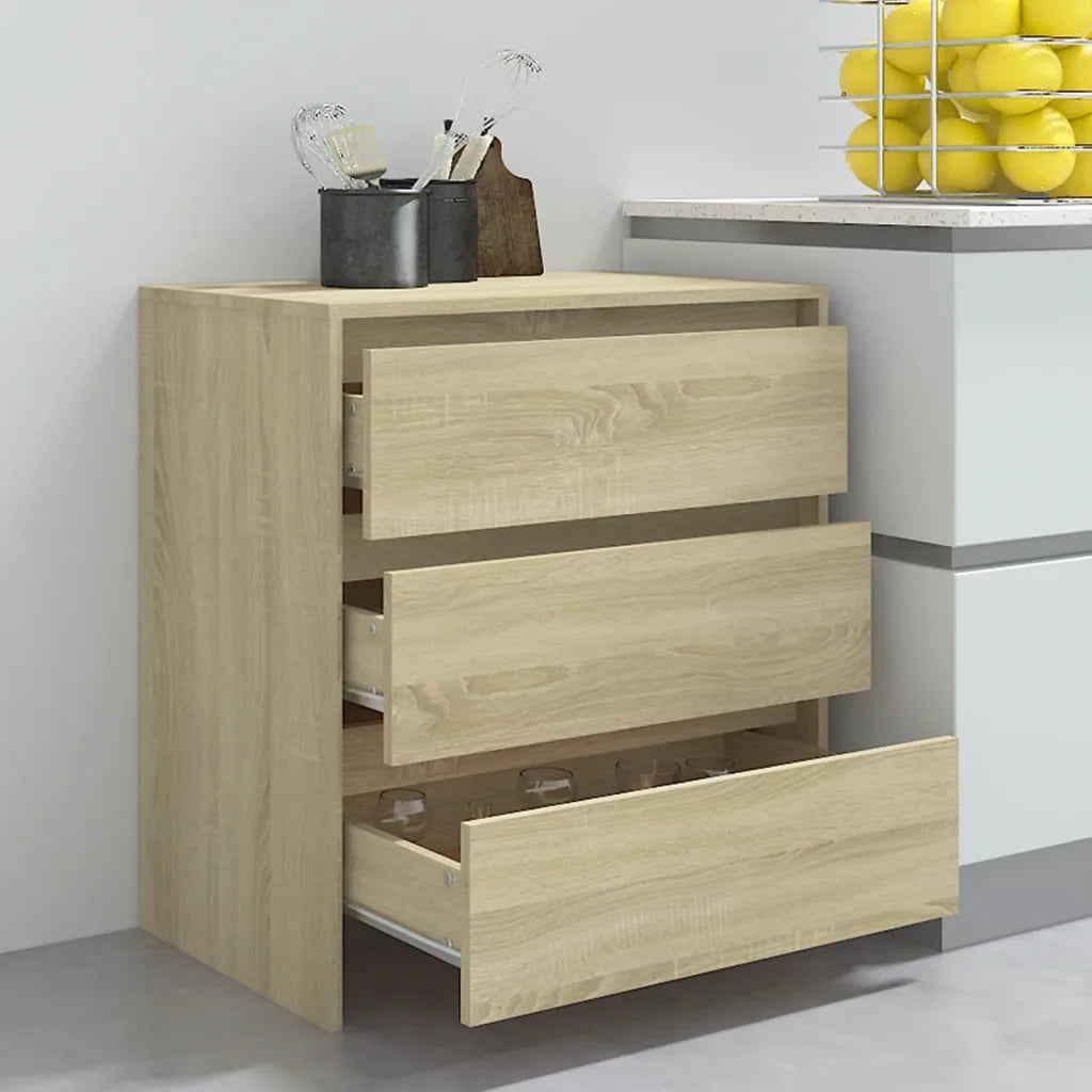 Credenza | Madia | Buffet da pranzo | Armadio da pranzo Rovere Sonoma 70x41x75 cm in Truciolato