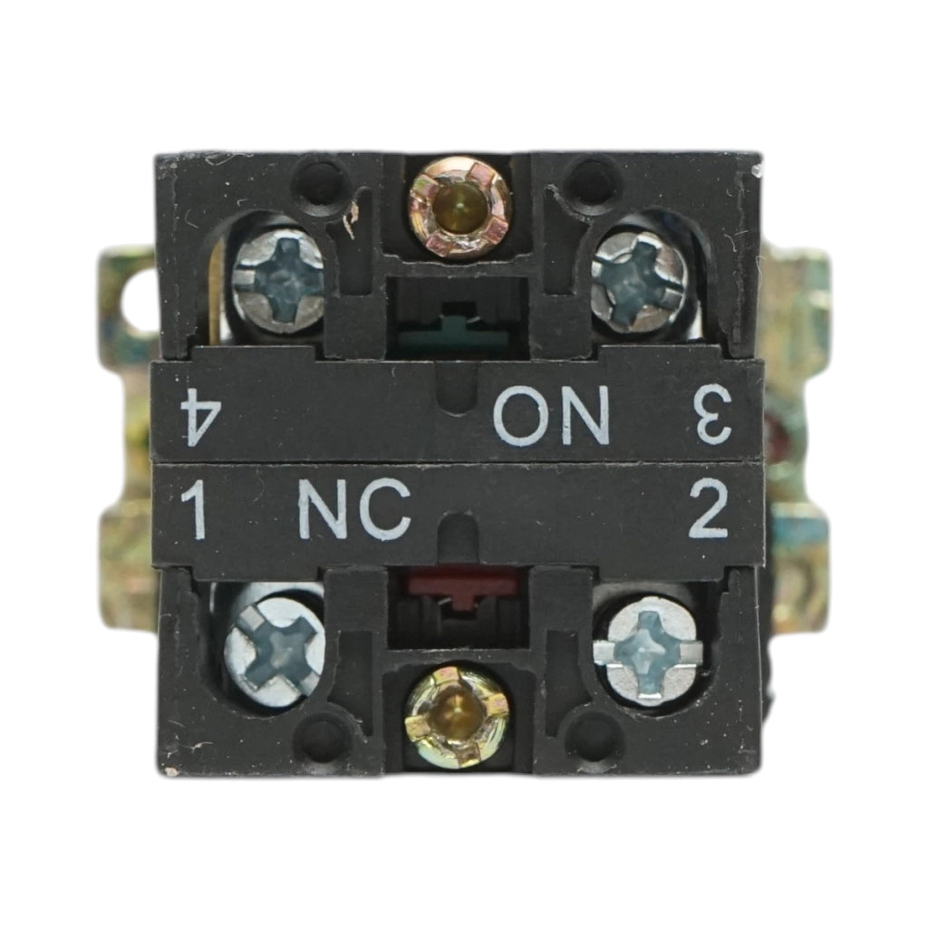 Selettore a 2 posizioni e indicatore di segnalazione LED rosso 1NO+1NC, 220V, LAY5 Breckner Germany