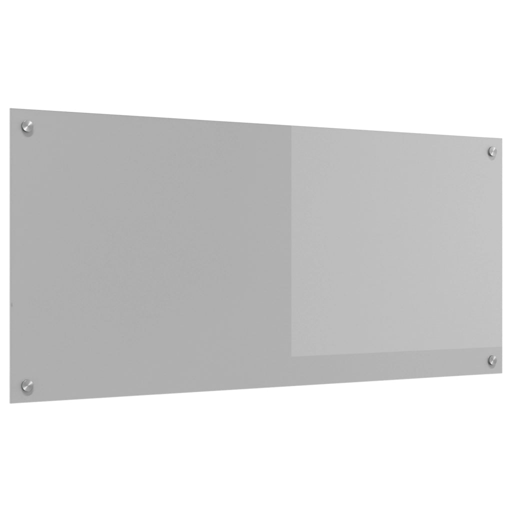Fascia cucina  Grigio chiaro 110x50x0,6 cm in vetro temperato