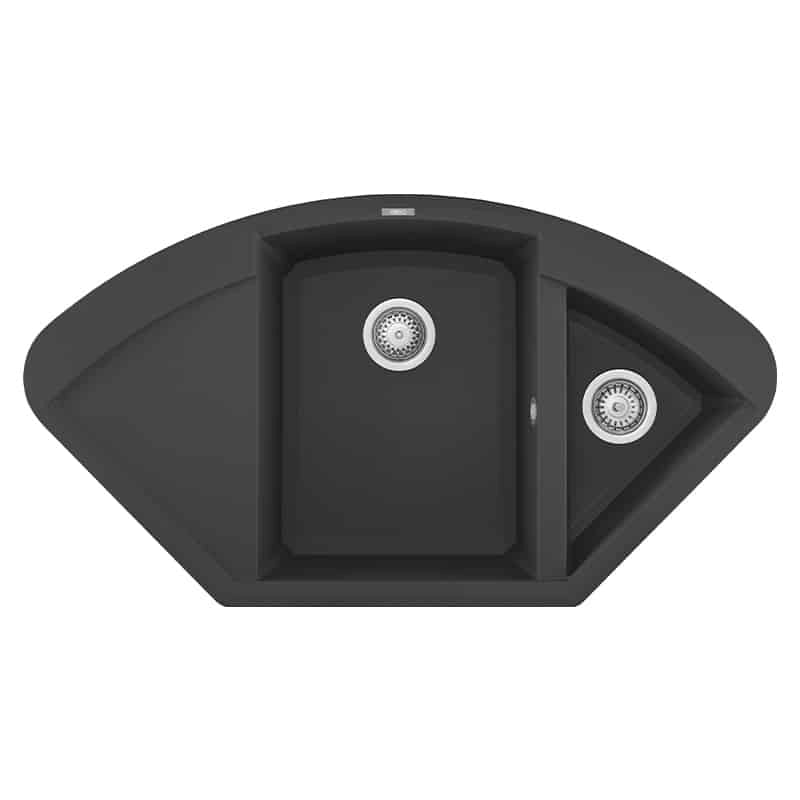Lavello Elleci da incasso Easy CORNER Granitek Antracite LGYCOR59