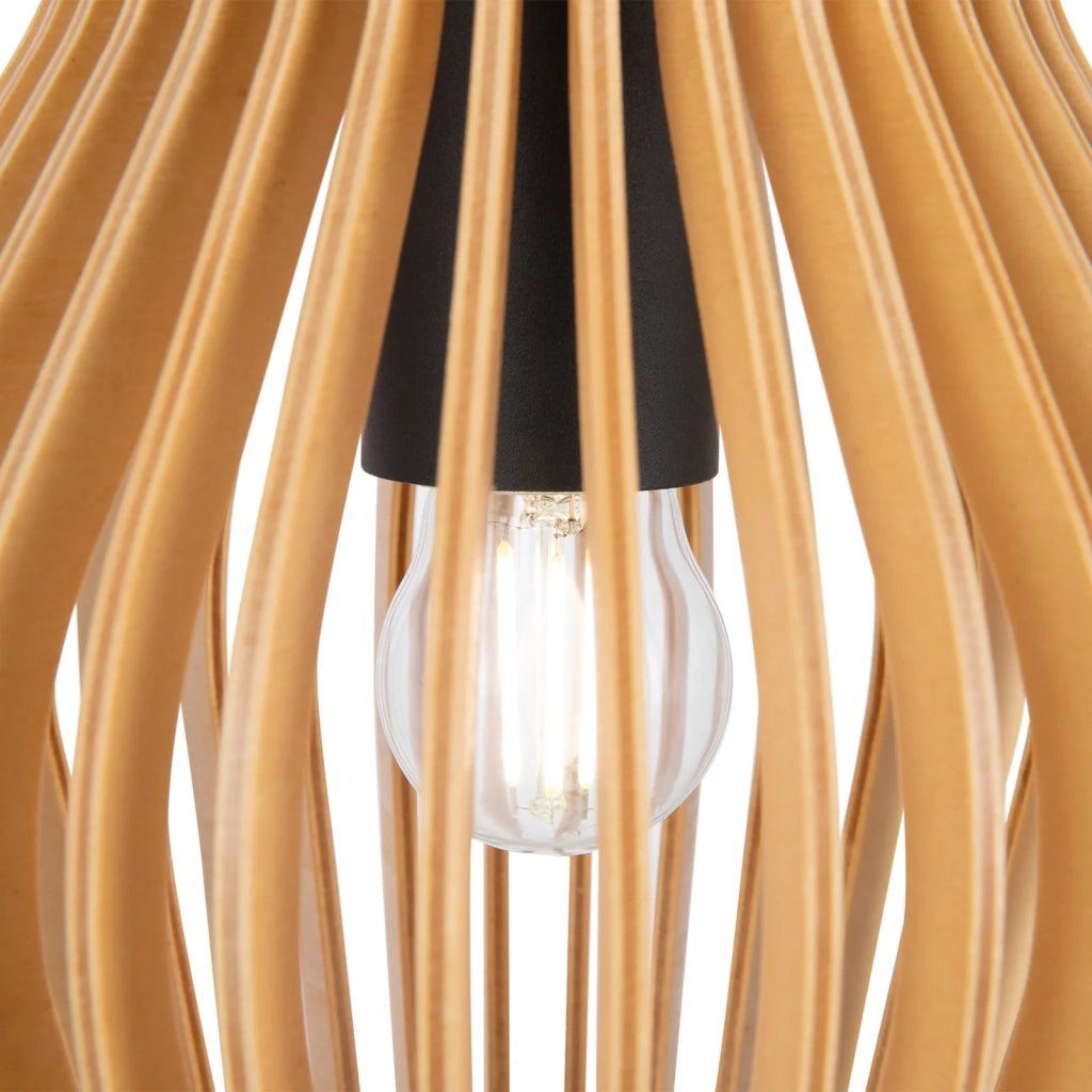 Maytoni Lampada a Sospensione Moderna Roots 1 Luce E27 40W Nero Metallo