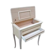 Consolle bacheca 2 cassetti in legno grezzo l.70 p.38 h.80 - Mobili 2G
