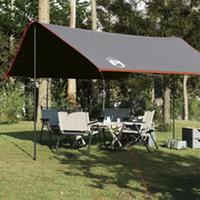 Telone da Campeggio Grigio e Arancione 430x380x210 cm Impermeabile 94681