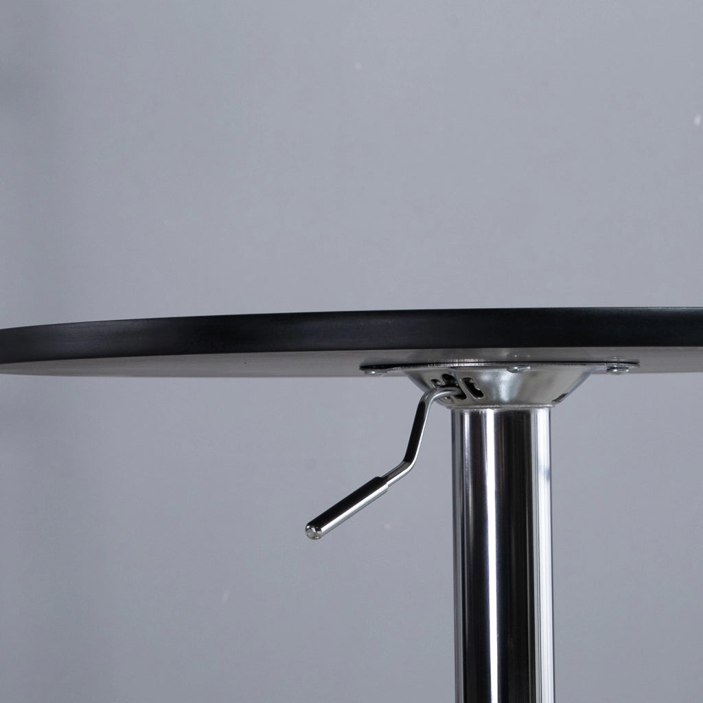 Tavolo da bar regolabile in altezza ¨C zephmum ¨C nero ?60x69-93 cm