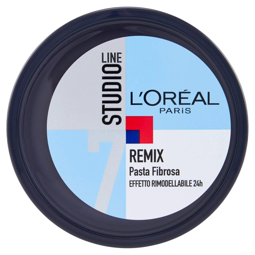 6 X STUDIO LINE PASTA REMIX FIBROSA MODELLANTE PER CAPELLI DA 150 ML