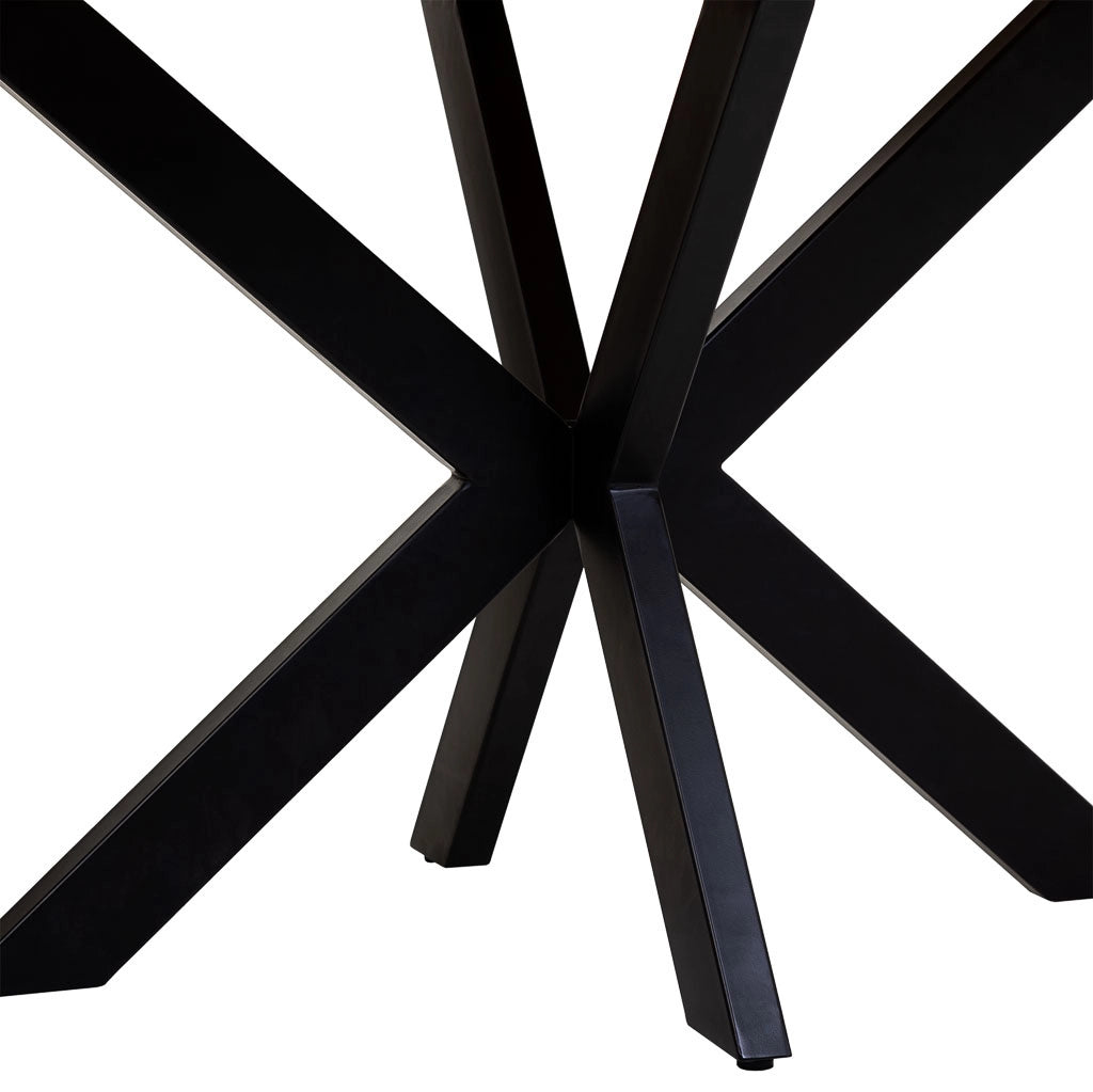 Tavolo da pranzo ovale in legno marrone 160x90x76