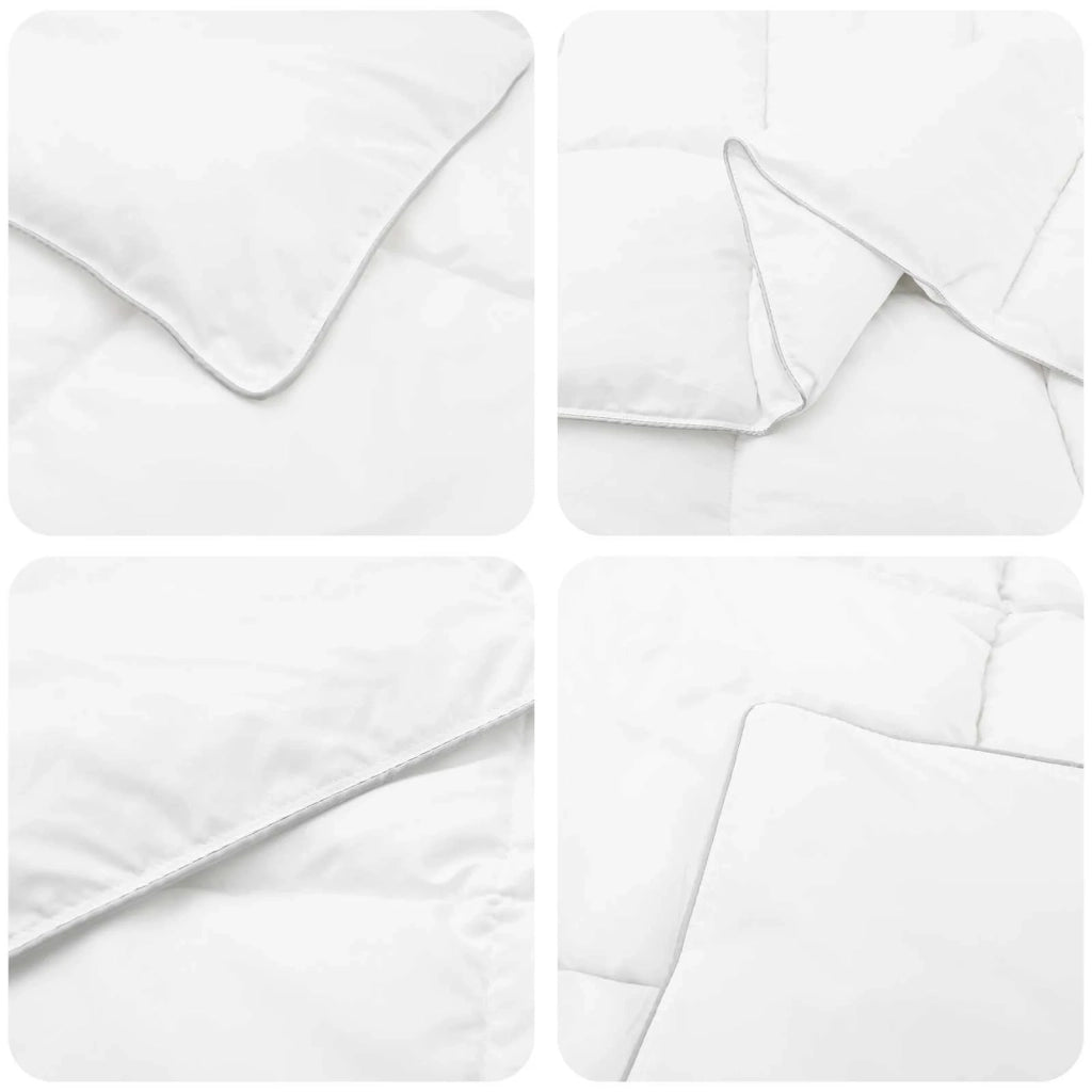Set di Piumoni 3 pz Bianco Fibra di bambù 3432122