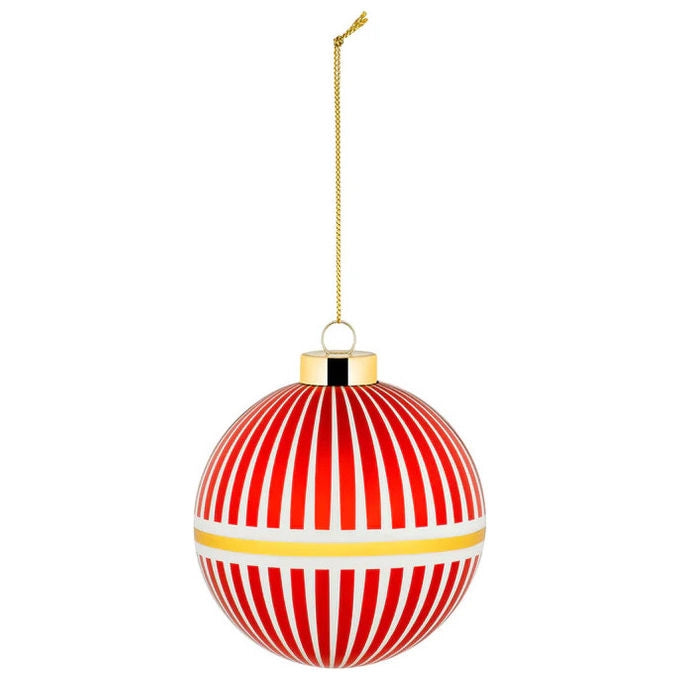 Alessi palla di Natale Delight, vetro soffiato, design Nika Zupanc, multicolore, diametro 9 cm