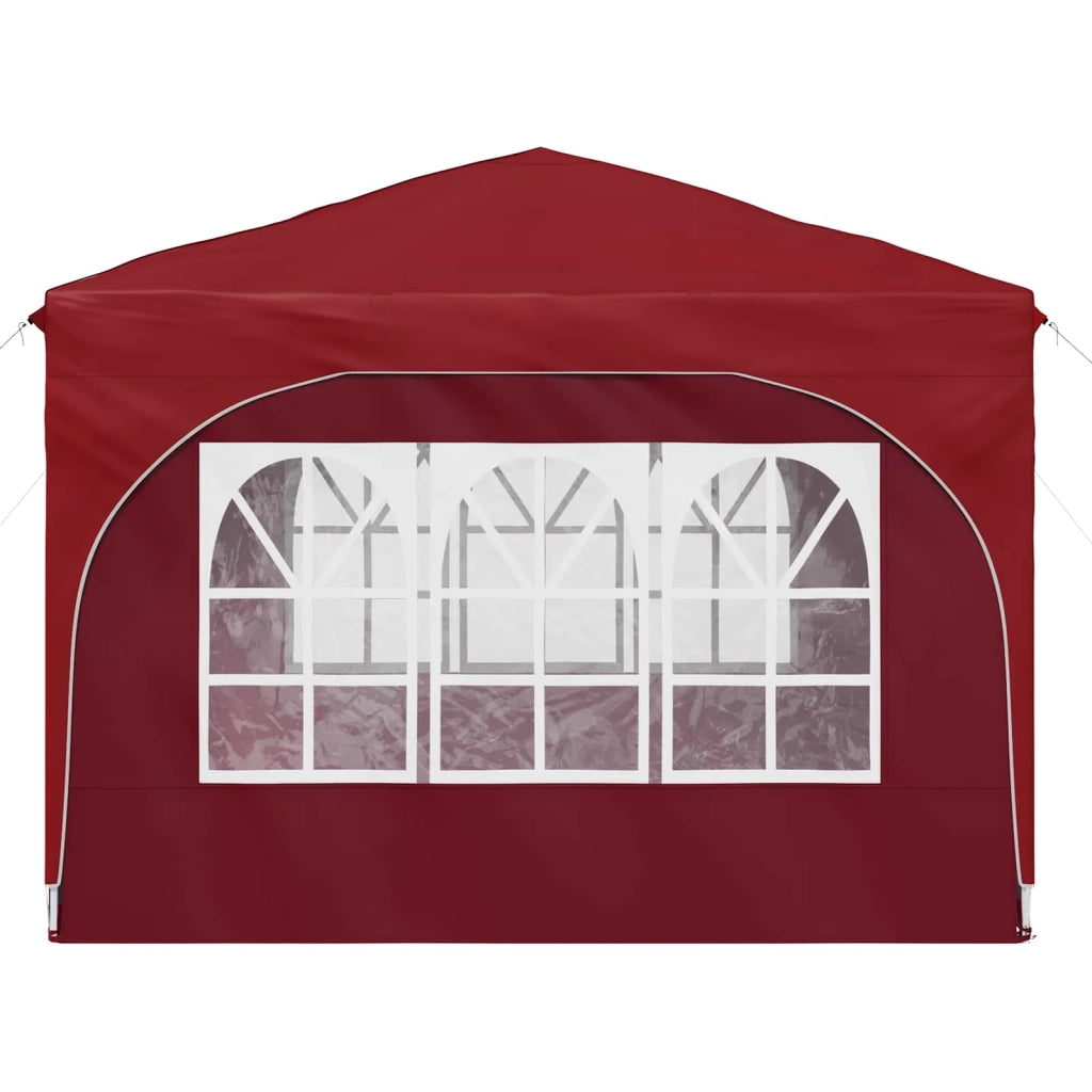 Tenda per feste a pop-up 290 x 290 x 245 cm Borgogna 42019873