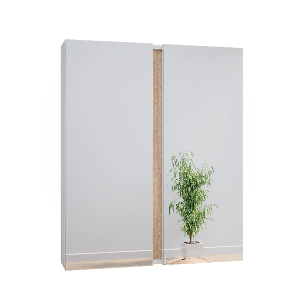 Vicco Specchio contenitore bagno Bianco 70.4 x 84 cm con 2 porte