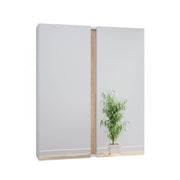 Vicco Specchio contenitore bagno Bianco 70.4 x 84 cm con 2 porte