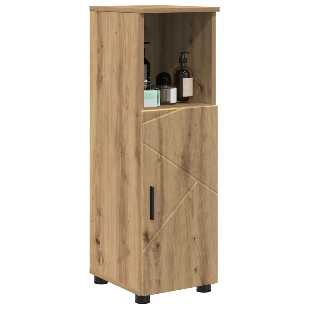 Mobile da Bagno con porta Rovere artigianale 30 x 35 x 95 cm 883323