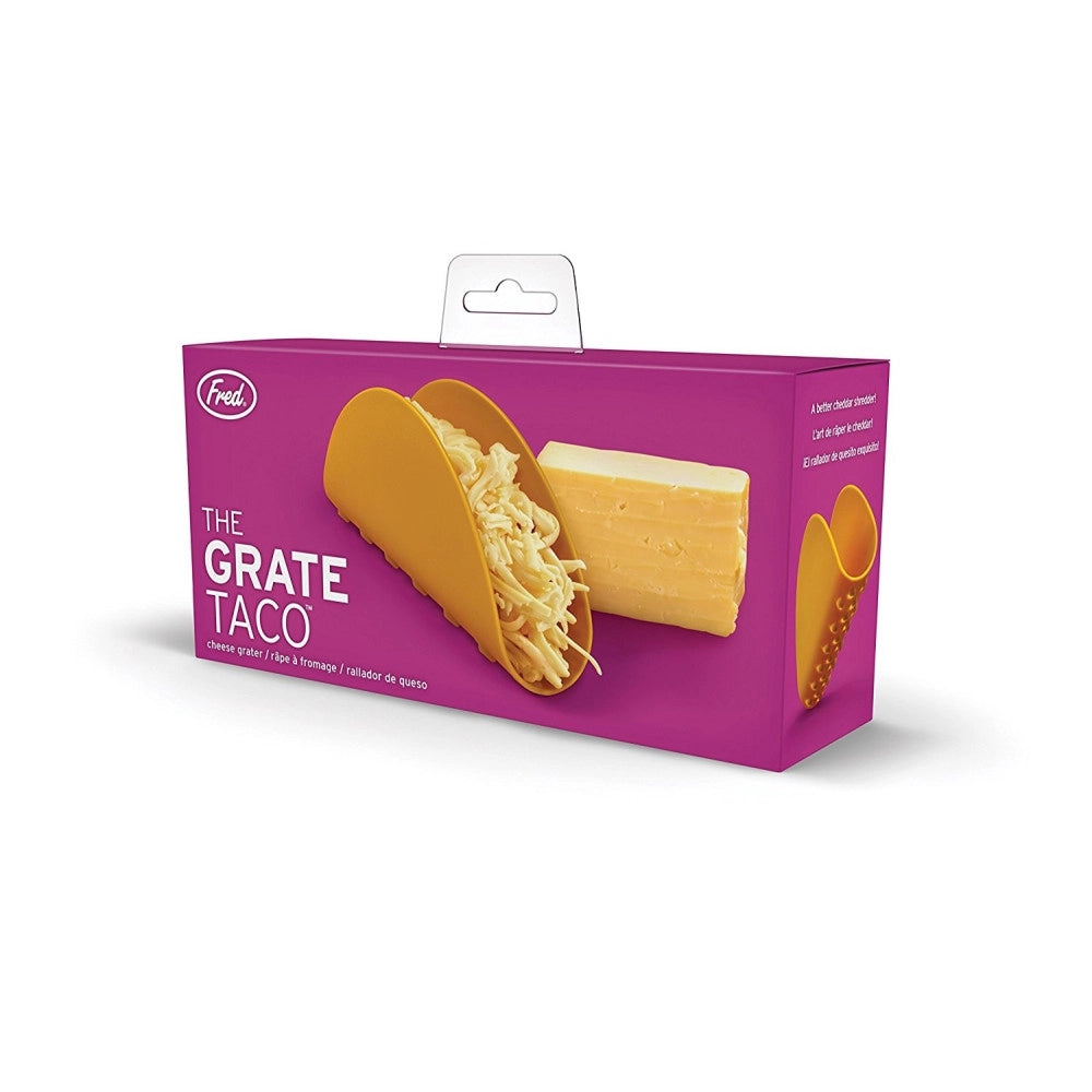 Trade Shop - Grattugia A Forma Di Taco Tacos Gratta Formaggio Verdure In Plastica Grate -