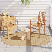 vidaXL Tappeto ZIZUR Marrone PP