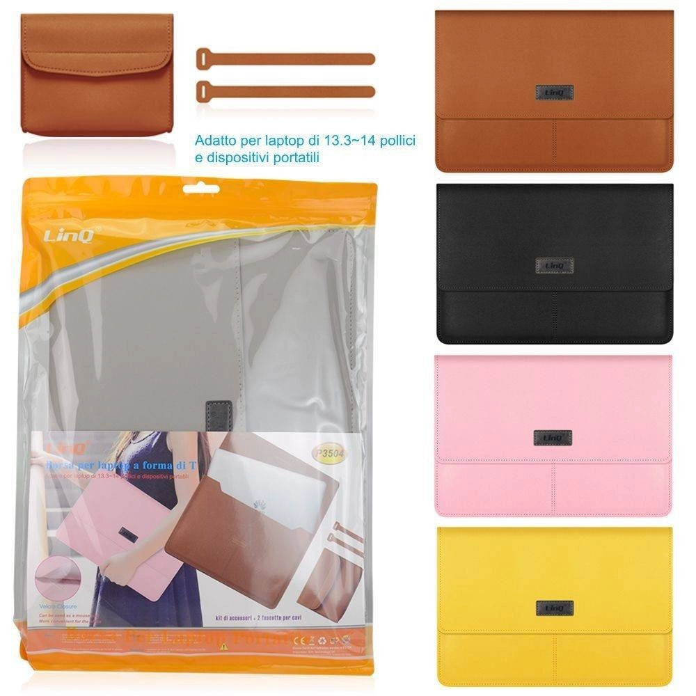 Trade Shop - Custodia Borsa Per Pc Laptop Notebook Portatile 13,3" - 14" Vari Colori P3504 -