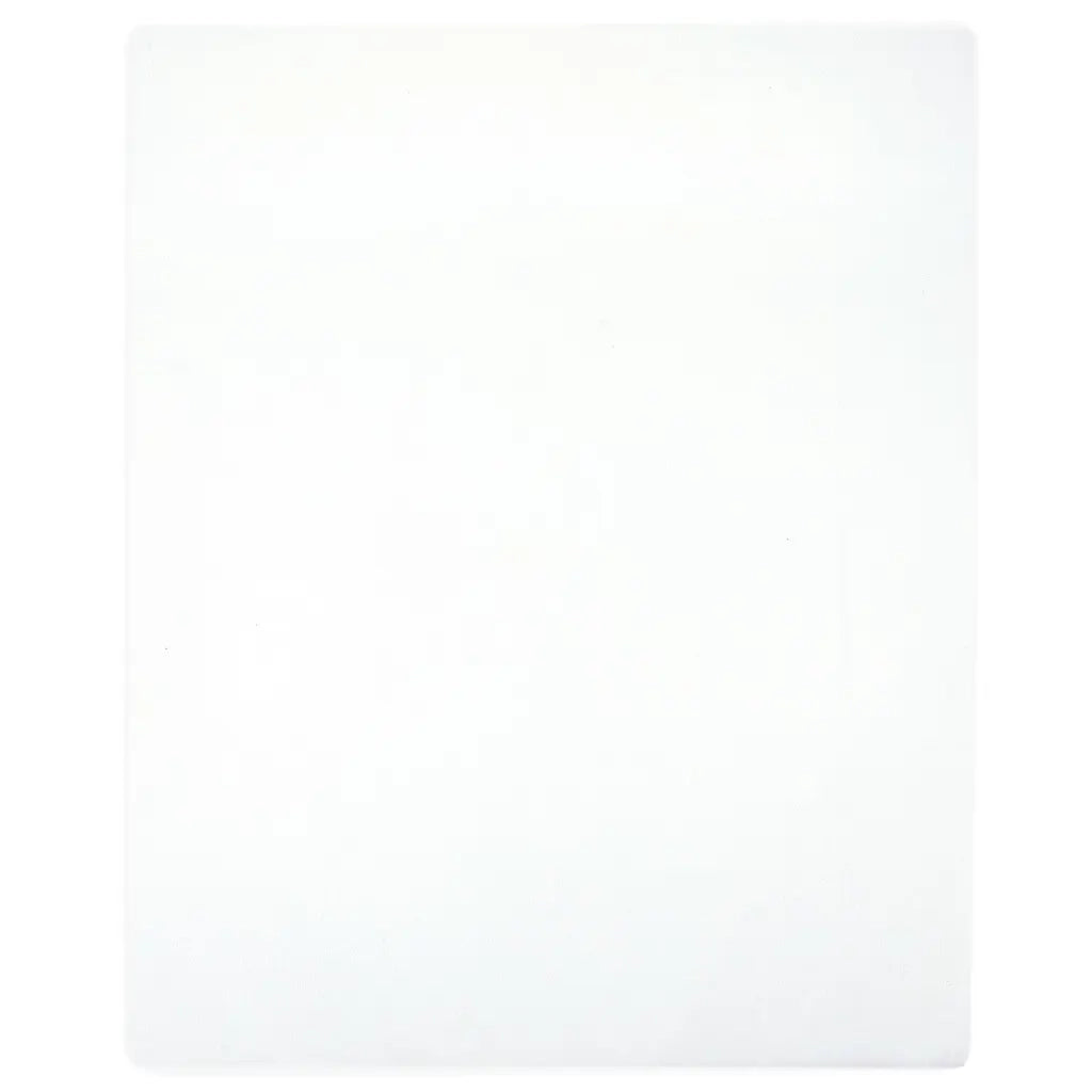 Lenzuolo con Angoli Jersey Bianco 100x200 cm Cotone