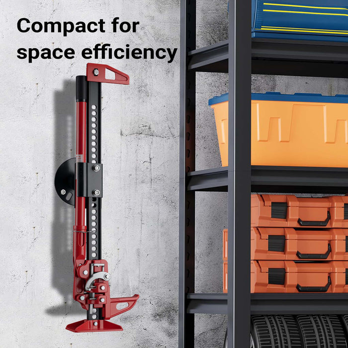 Farm Jack – Transport Set Includes High-Lift Jack up to 3000 kg and max. 76 cm Lifting Height with Wheel Mount Bracket