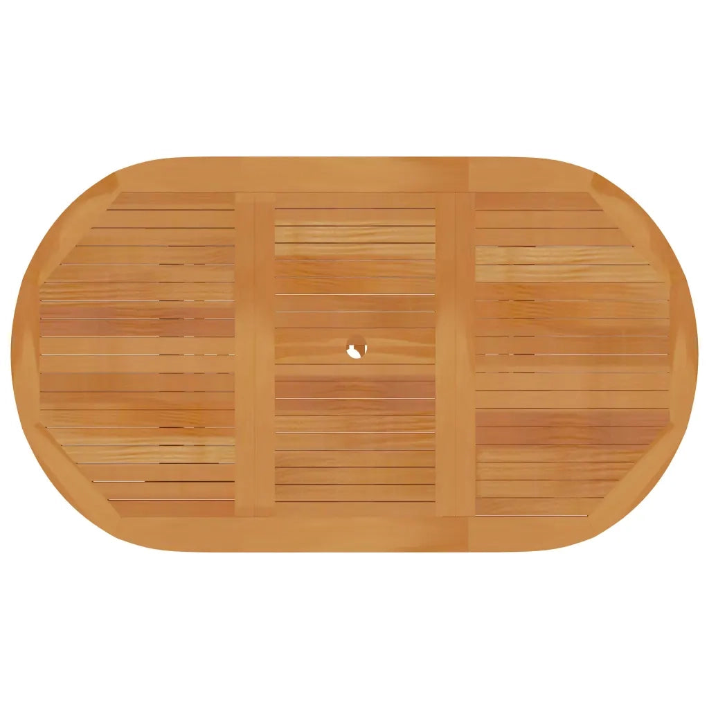 Set da Pranzo da Giardino 5 pz in Legno Massello di Teak 3059537