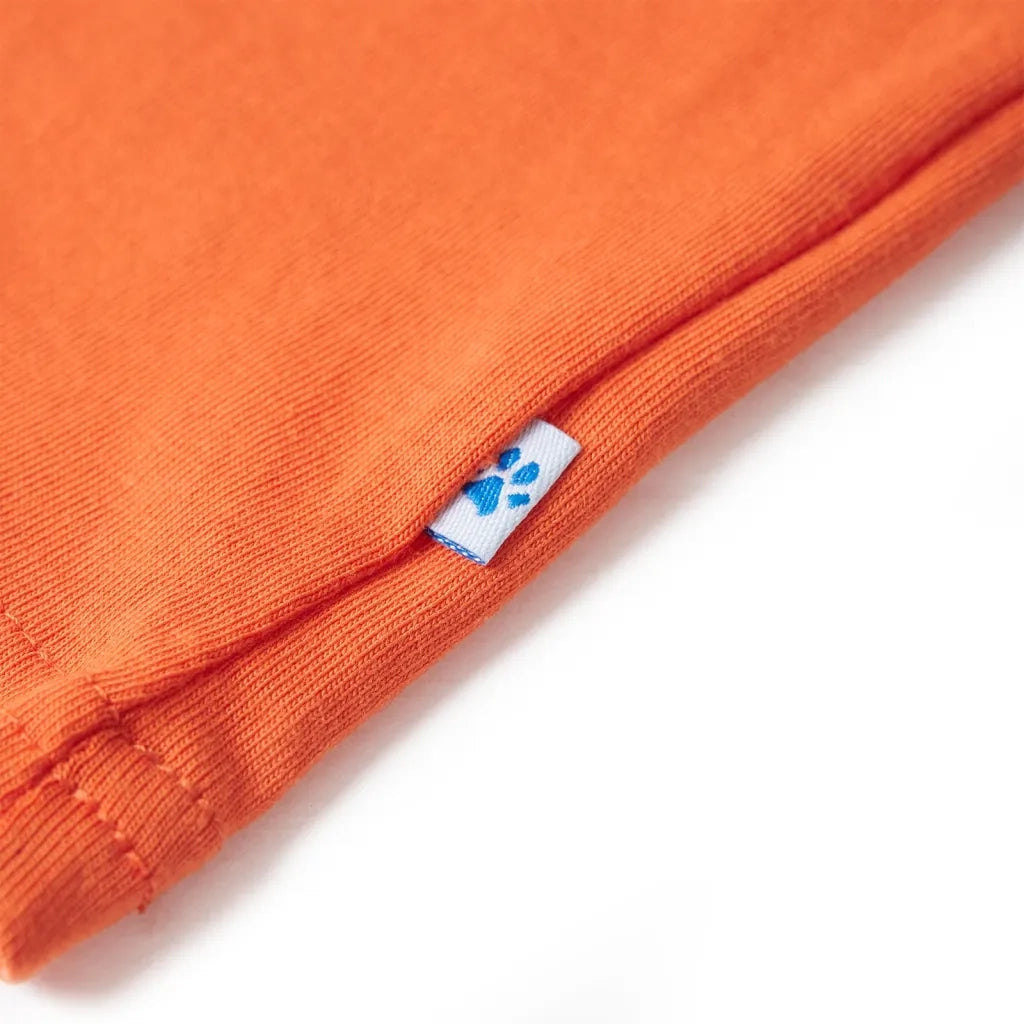 Maglietta per Bambini Arancione Brillante 128 12272