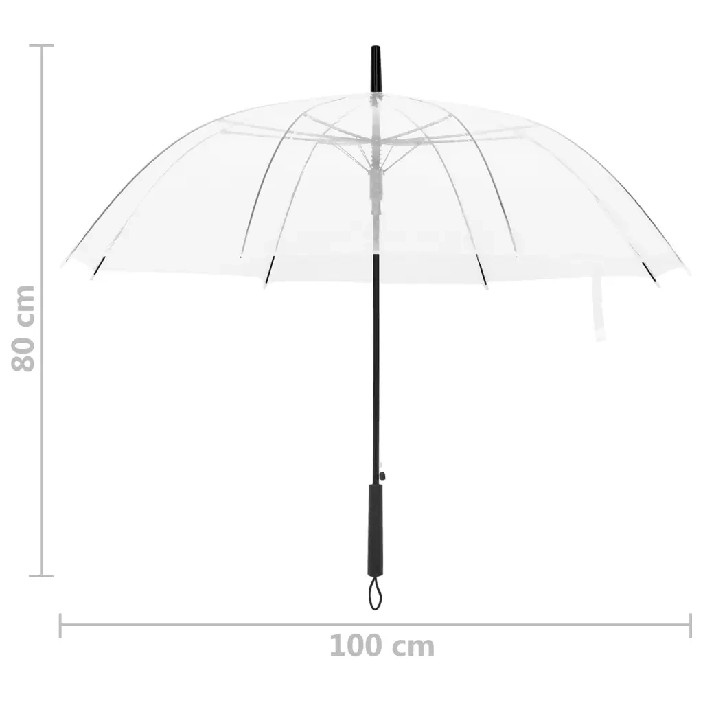 Ombrello Trasparente 100 cm CFW9684568