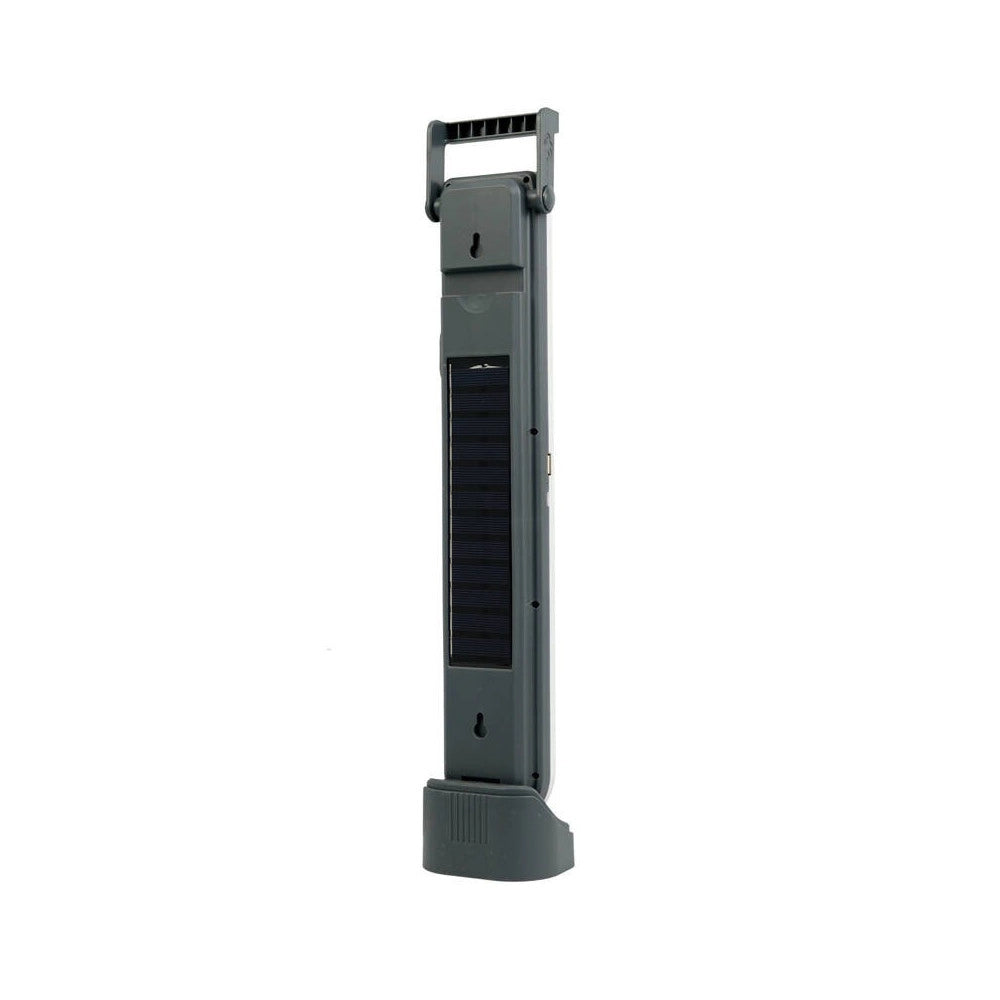 Trade Shop - Torcia Lampada Di Emergenza Con Pannello Solare 45led Luce Bianca Ricaricabile -