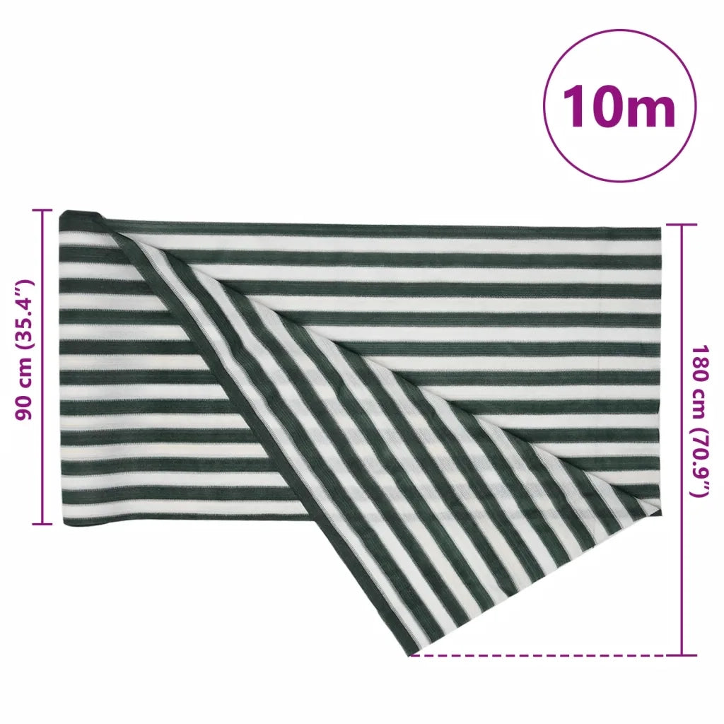 Rete per Privacy Verde e Bianco 1,8x10 m in HDPE 195 g/m2 CFW8529211