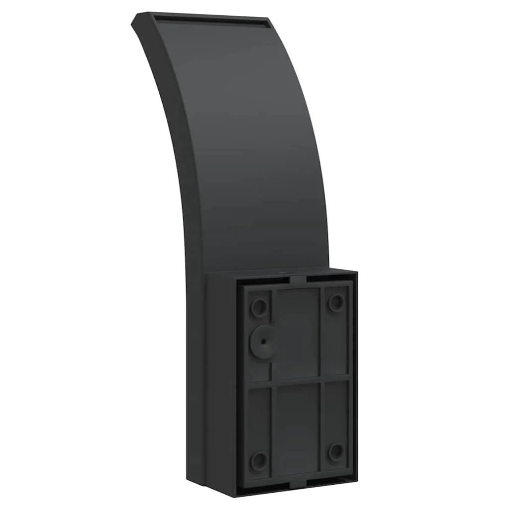 Set di 2 applique LED da esterno con sensore di movimento design moderno 7 x 4,5 x 23 cm alluminio nero 02_0056578