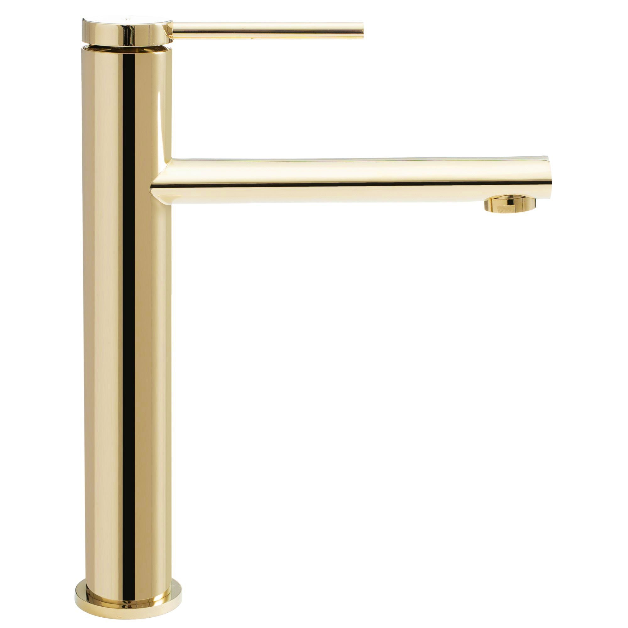Rubinetto Da Lavabo Rea Oval Gold High