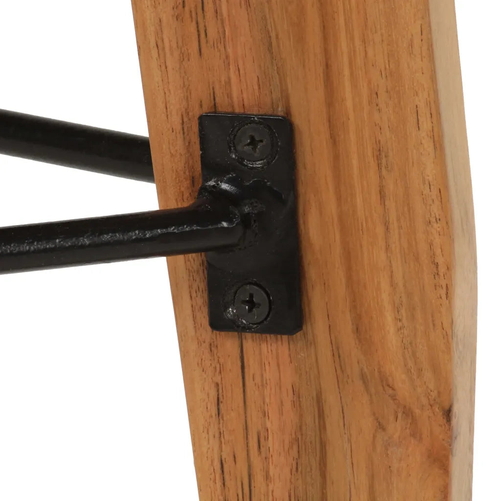 Sgabelli da Bar 2 pz in Legno Massello di Acacia 246017