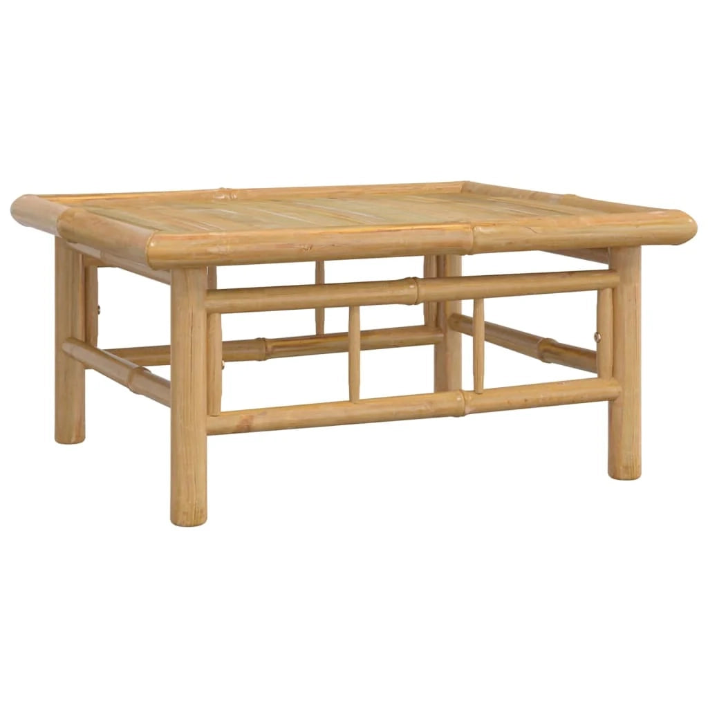 Set di mobili da giardino per esterni 7 pezzi con cuscini in bambù grigio scuro 02_0017195