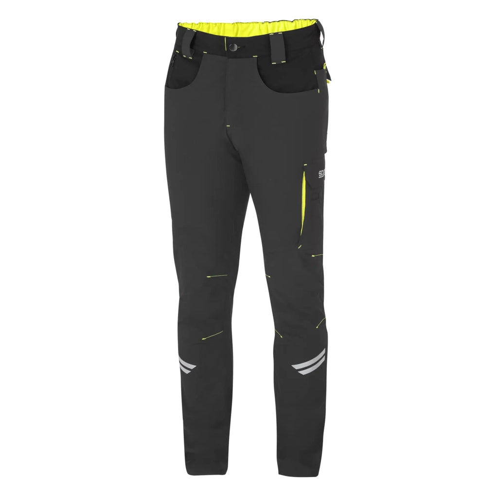 PANTALONE DA LAVORO KANSAS- - tg.L - grigio giallo - 1 pezzi SPARCO