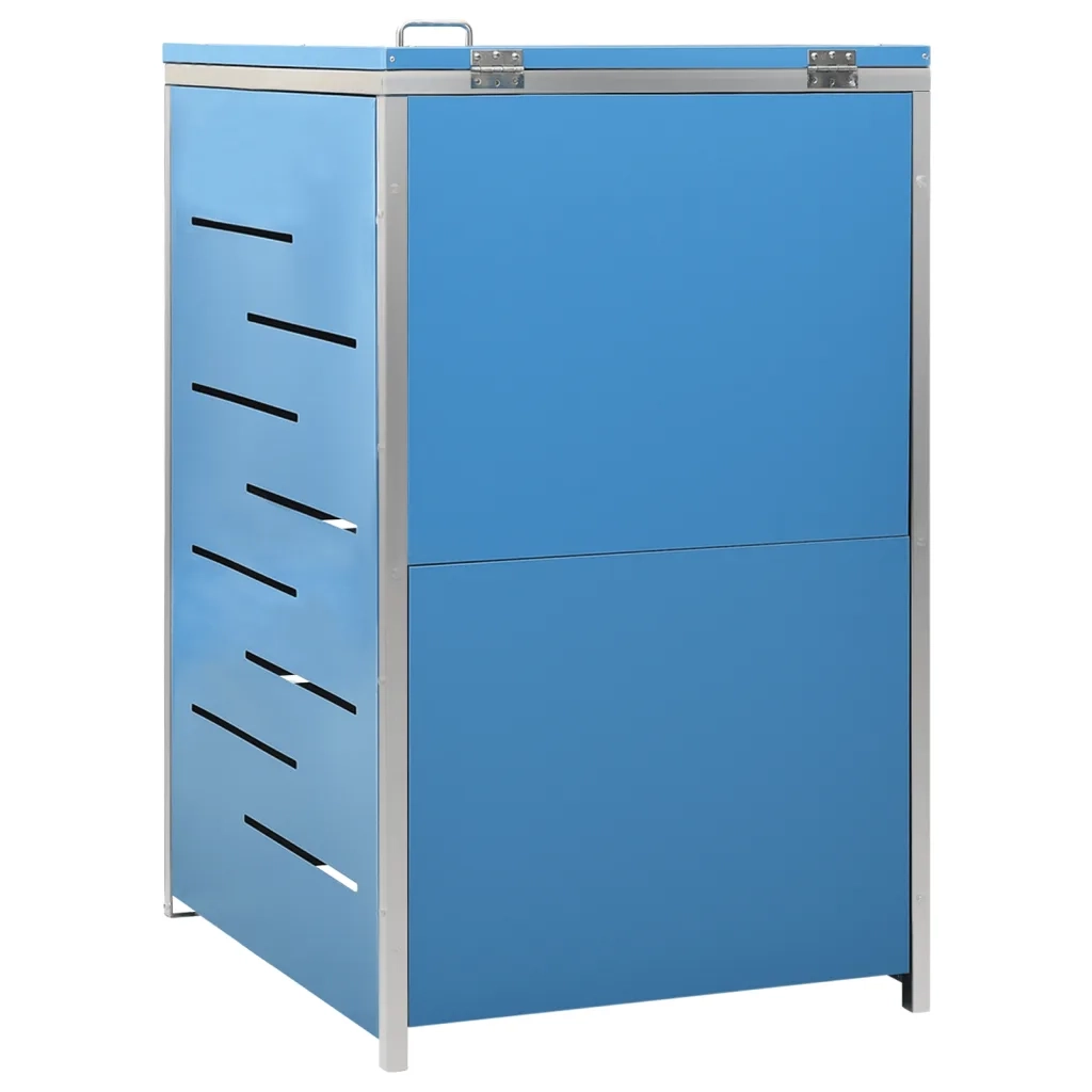 Copribidone per Spazzatura Singolo 69x77,5x112,5cm Acciaio Inox 149566