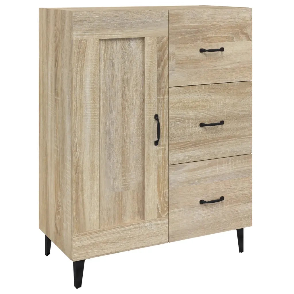 Credenza Rovere Sonoma 69,5x34x90 cm in Legno Multistrato 812234