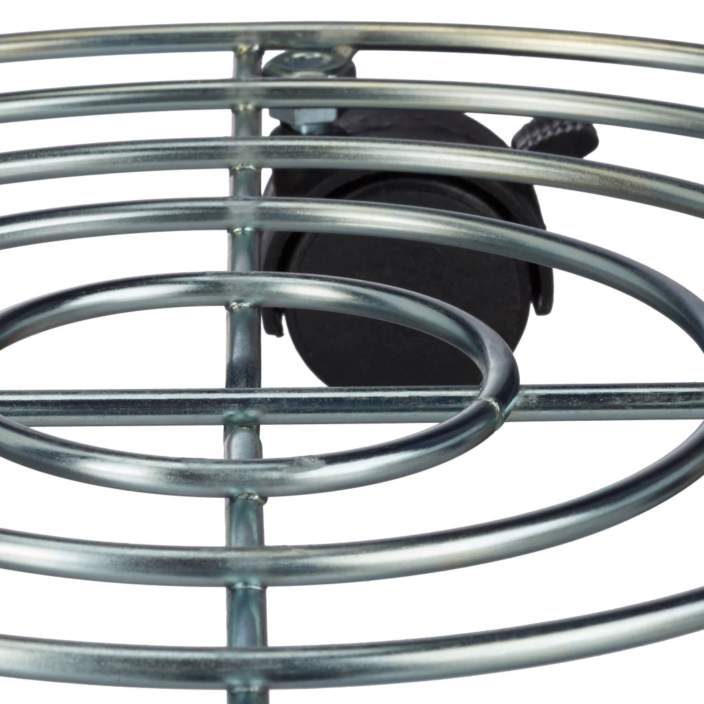 Supporto per piante con ruote e freni portavaso rotondo in metallo 32 cm 13_0002153