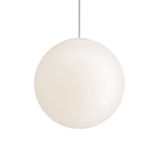 Sferis Lampada a sospensione in vetro opale satinato, diametro 30 cm, altezza regolabile fino a 320 cm, attacco E27, design minimale ed elegante