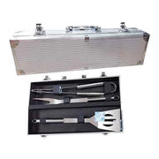 SET PER BARBECUE IN VALIGETTA 3 PEZZI IDEAL STAR 34 cm - IDEAL STAR
