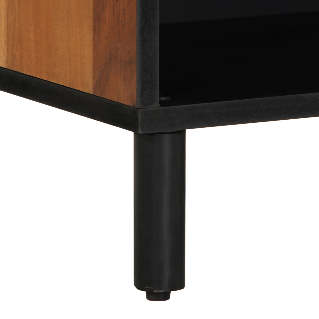 Mobile TV  80x31,5x46 cm in legno massello di acacia