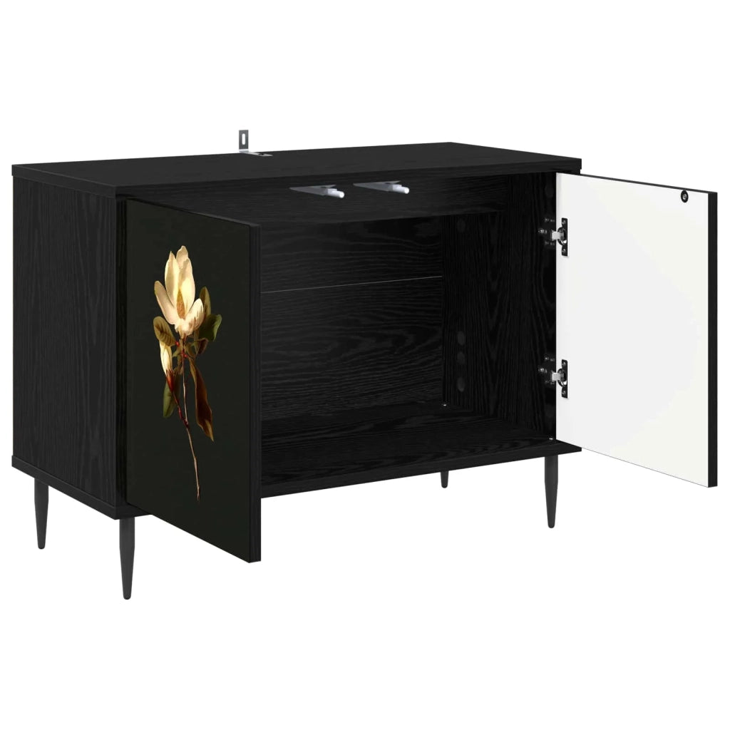 Mobile TV BREMEN 69 x 33 x 50,5 cm Rovere Nero 8007027
