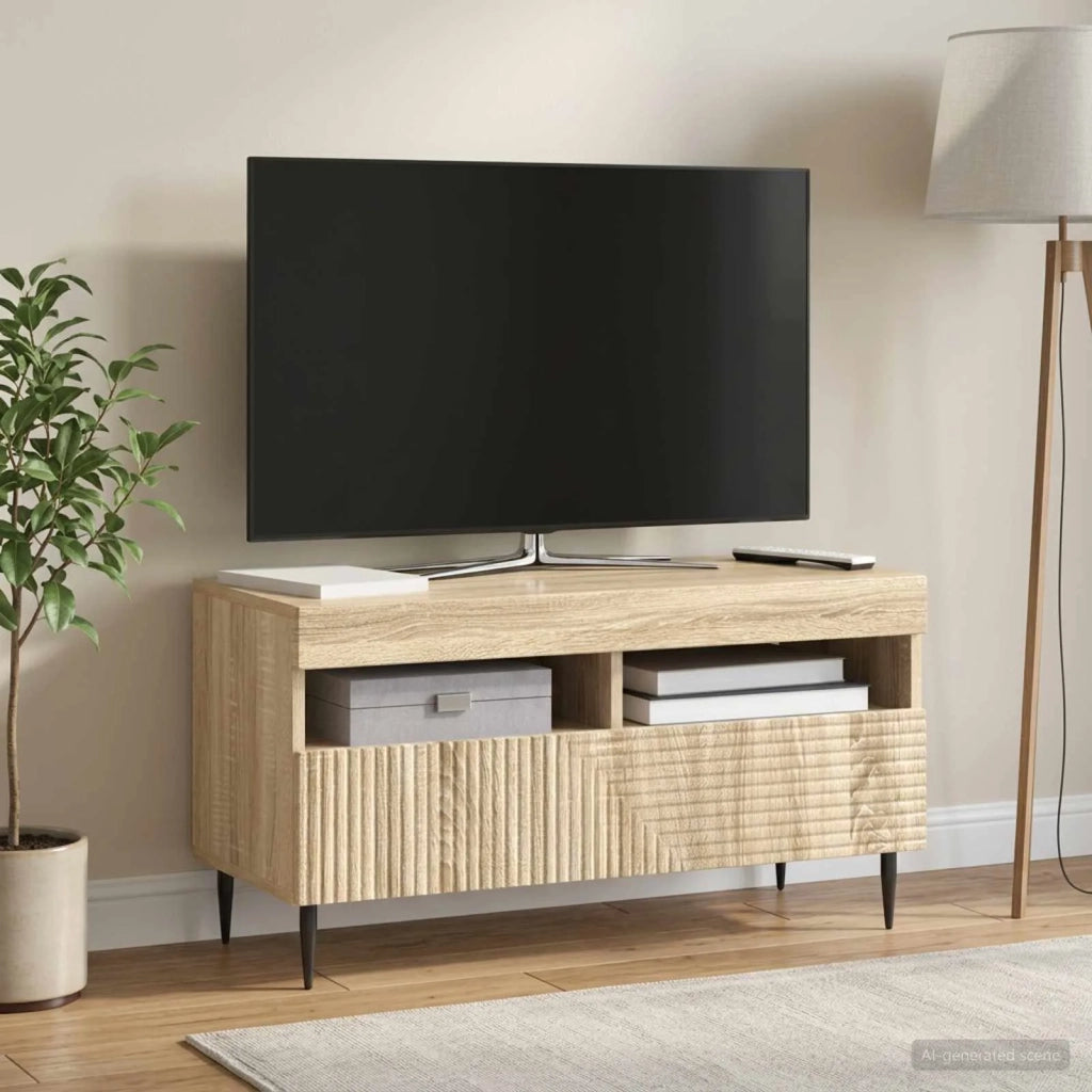 Mobile TV LED Rovere Sonoma Legno ingegnerizzato 896997