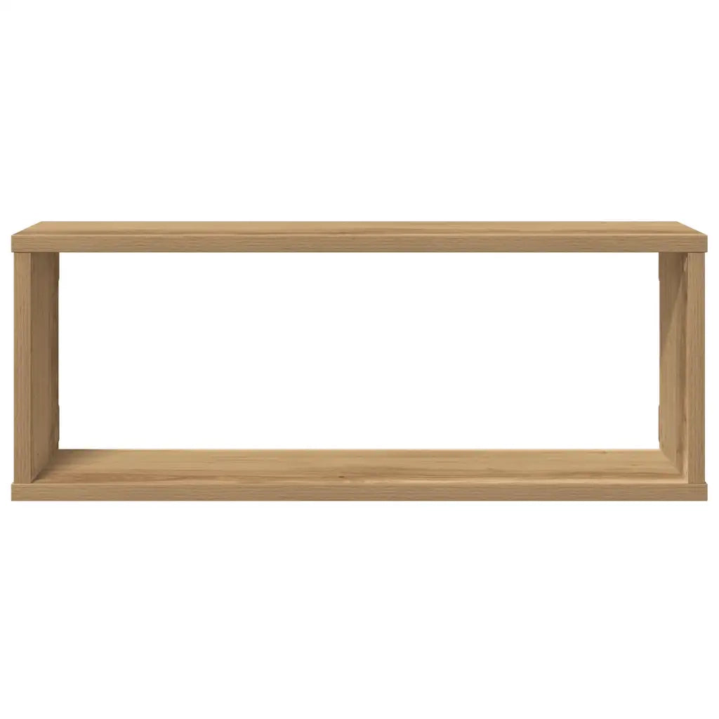 Mensole Parete a Cubo 4 pz Artigianale 30x15x30 cm Truciolato 856590