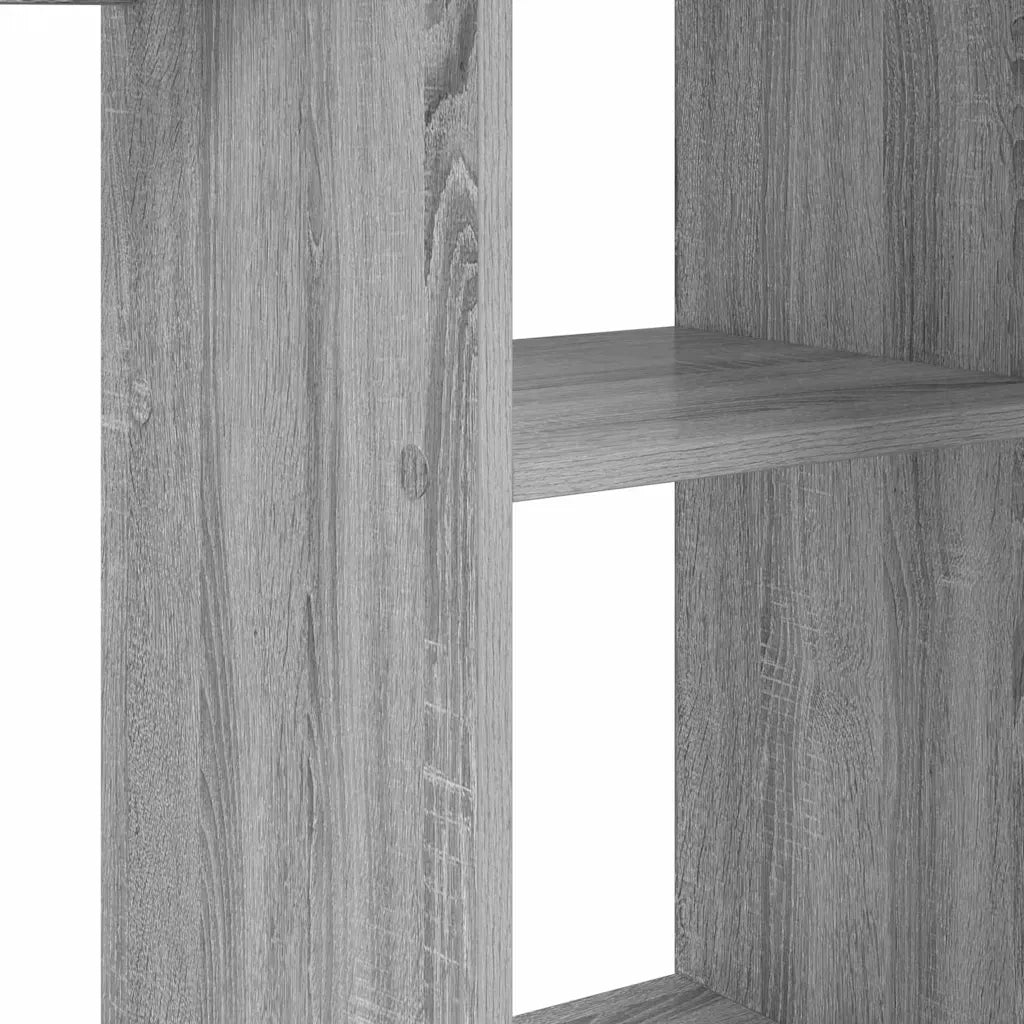 Scrivania Grigio Sonoma 142 x 102 x 73 cm Legno ingegnerizzato 869295