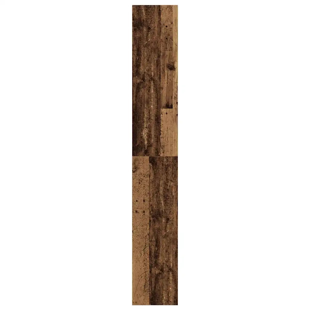 Armadio per Libri 6 livelli 80 x 30 x 198 cm Legno vecchio 3333921