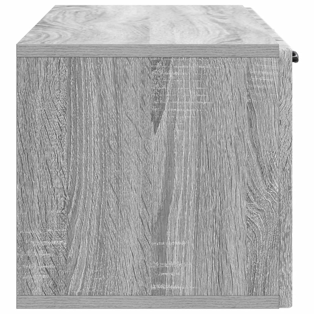 Mobile Porta TV da Muro Grigio Sonoma 98 x 31 x 30 cm