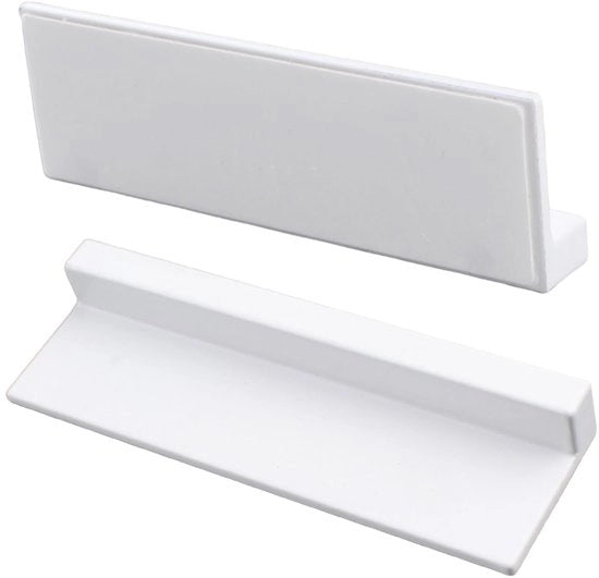 Maniglia a L per 2 porte in alluminio lega - Design moderno - Incassata - Aspetto minimalista - Manigliale