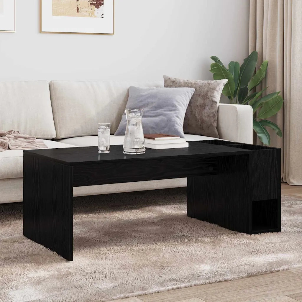 Tavolino da salotto Rovere Nero 101,5 x 50 x 37 cm