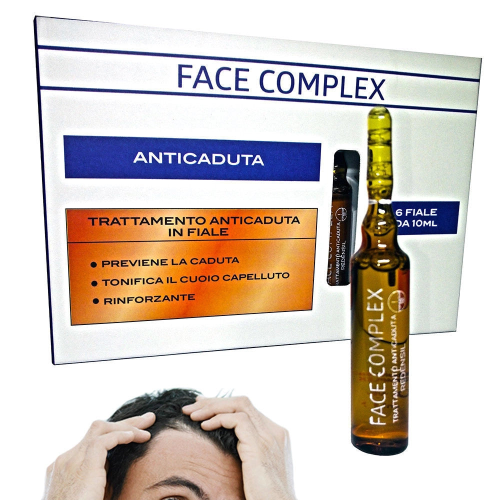 Trade Shop - Trattamento Capelli Anti Caduta Professionale In Fiale Contrasta La Caduta Fc323 -