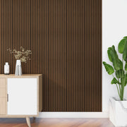 Set Bronckhorst di 12 Pannelli Murali 3D - Effetto Legno Scuro NEU.HOLZ