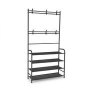 APPENDIABITI CON SCAFFALI E GANCI SALVASPAZIO IN METALLO CASA SCARPIERA 72786