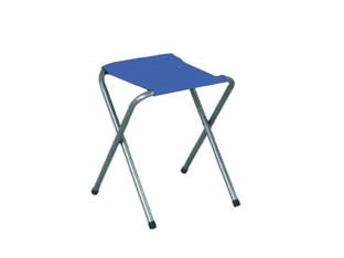 SGABELLO ACCIAIO SENZA SCHIENALE PIEGHEVOLE  cm.32x32x41h.    VETTE